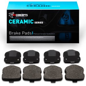 Chevrolet Corvette Brake Pads - Rear - R1 Concepts - Ceramic - `06-`13